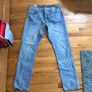 Levi’s light wash high waisted boot cut jeans